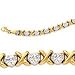 Gold Jewelry - Hugs & Kisses Royal Pave Gold Bracelet
