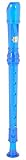 Harmony H147B Traditional Style C Soprano Recorder (Translucent Blue)