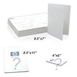 HP Extreme Value Greeting Card and Photo Paper Bundle- 200 Cards and Over 2 ....