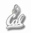 California (UC Berkeley) Golden Bears 3/8" "Cal" Charm - Sterling Silver Jewelry