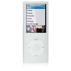 Childrens Toyshop  Electronics : Clear Silicone case cover & Free Screen Protector for the new Apple Nano 4th Generation 8GB 16GB (SEP 2008 NANO) + Neck strap
