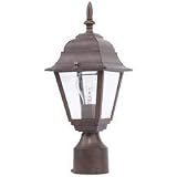 Coach Lantern Outdoor Post Light from Destination Lighting