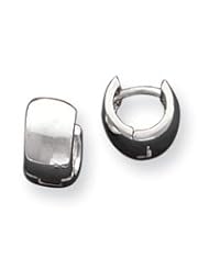 Sterling Silver Huggy Earrings QE3435"