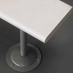 WISCONSIN BENCH Plastic Laminate Bench Seats - White