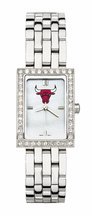 Chicago Bulls Women's Allure Watch with Stainless Steel Bracelet