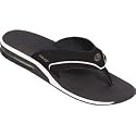 Reef Dram Mens Sandals (9, Black/White)