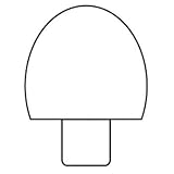 ビトリファイド 一般軸付といし(異形) WA60P 25×38×6×40 CNM318