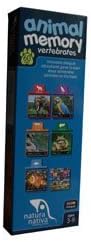 Brainy Baby Natura Nativa Learning Cards - Animal Memory Cards with Spanish