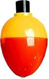 Plastilite Plasti-Bob Red/White Round Ball Float (50pc in Bulk Bag) 1 1/2 #50PB5