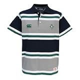 Ireland Striped Rugby Polo Shirt 2007/08 - XXL 49/124cm Chest