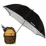 Westcott 43" Soft Silver Collapsible Umbrella
