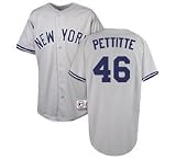 Andy Pettitte #46 Yankees Adult Away Jersey
