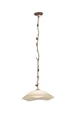 Kalco 5028SC Sycamore Ponderosa Rustic / Country 20 Bowl Pendant With Fading Taupe Glass Included F