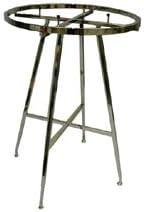 Text Black 36" Diameter Round Clothing Rack w/ Rectangular Ring