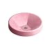 Kohler K-2389-KF Inscribe Topmount Cast Iron Bathroom Sink K-2389-KF Vapour Pink