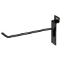 ExecuSystems 6" Slatwall Hook -Black -Box of 96