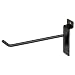 ExecuSystems 6" Slatwall Hook -Black -Box of 96