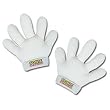 Sonic The Hedgehog White Plush Gloves