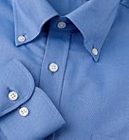 Pure Cotton Quick Iron Plain Oxford Shirt
