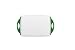 Dexas Small Cutting Board, White with Green Nibs