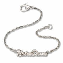 Notre Dame Fighting Irish Script Bracelet