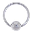 18 Gauge STEEL BCR Captive Ring 3/8" 4mm