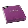 50 Servietten, 3-lagig 1/4-Falz 33 cm x 33 cm lila