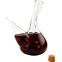 Hand-Blown Glass Porron Wine Pitcher