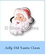 Santa Shoe Charm