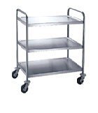 Stainless Steel 3-Level Trolley - 30