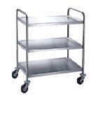 Stainless Steel 3-Level Trolley - 30 x 16 x 32B001VZ5DLY 