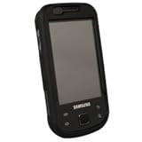 Protective Rubberized Black Snap on Cover for Samsung Acclaim R880