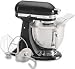 Kitchen & Housewares : Kitchen Aid 5KSM150 Stand Mixer Black - 220 Volts Only!