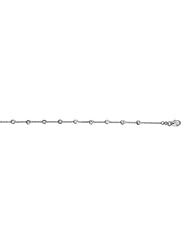 18K White Gold Diamond By The Inch Necklace 20 Inch