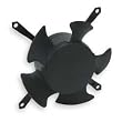Dayton 2VUW4 Axial Fan, 4 1/8 In Sq, 110CFM, 115V, 50 Dba