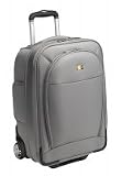 Case Logic - Valise &agrave; roulette pour s&eacute;jour 72h et pc 15'4' - Semi - rigide - Argent