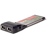 400Mbps, TI XIO2200 chipset, 34mm ExpressCard PCMCIA w/ 2 FireWire ports