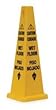 Tough Guy 2LEC6 Safety Cone, Caution Wet Floor