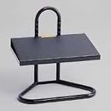 Industrial Footrest, Height Adjustable, 20W x 12D Anti-Slip Platform, Black SAF5124