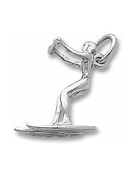 Water Skier Charm