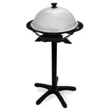 George Foreman GGR200RDDS Round Indoor Outdoor Electric Grill by George Foreman