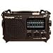 Kaito Electronics Inc. KA500BLK Voyager Solar/Dynamo Emergency Radio - Black