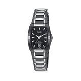 Pulsar Women's PH7055 Dress Sport Black Ion Plated Stainless Steel Watch