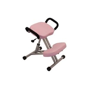 【クリックで詳細表示】グリップ付きバックボーンチェアー LP-4116(ピンク)