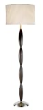 Adesso Twist Floor Lamp Dark Walnut