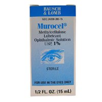 Buy Bausch & Lomb Murocel Methylcellulose Lubricant Ophthalmic Sterile Solution USP 1% - 15Ml by BAUSCH & LOMB PHARMACEUTICALS now!