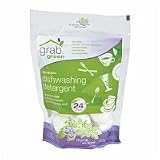 GrabGreen Automatic Dishwashing Detergent, Thyme with Fig Leaf, 24 Loads, 15.2-Ounce