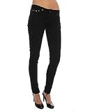 Luxirie by LRG - Luxirie by LRG The Lux Roots Tapered Jean in Jet Black,Denim for Women