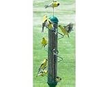 17-inch Green Spiral Finch Tube Feeder