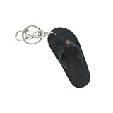 Rainbow Sandals Keychain Black One Size